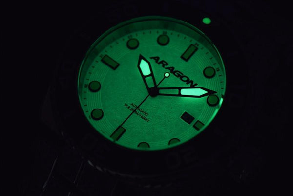 ARAGON Millipede Automatic with Super Luminova Dial A093WHT