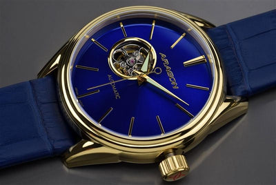 ARAGON Caprice IP Gold 49mm A104BLU