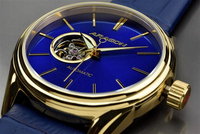 ARAGON Caprice IP Gold 49mm A104BLU