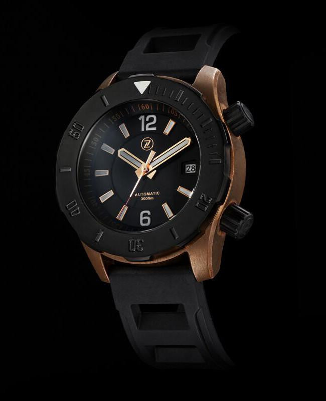 Zelos Abyss DLC Bezel Black Dial