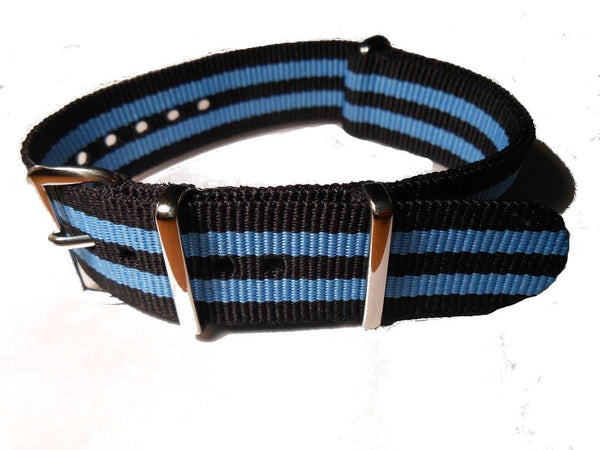 NATO Strap Black and Blue