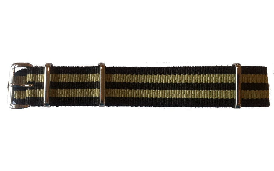 NATO Strap Black and Gold